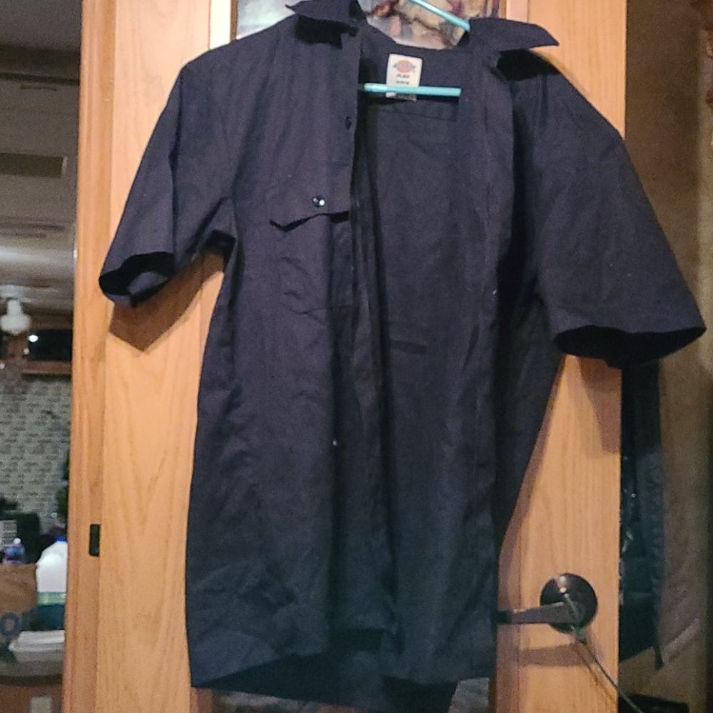 Black button up